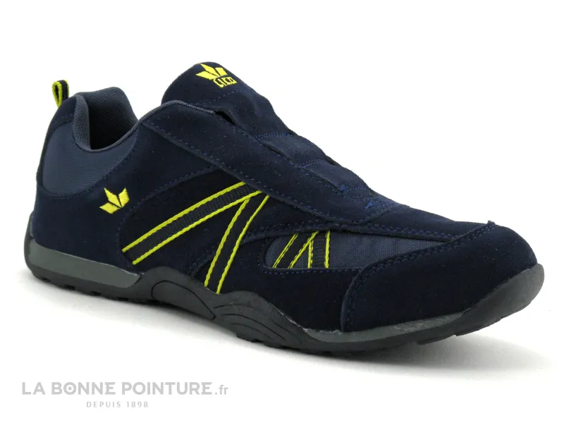 Achat chaussures LICO Homme Basket, vente Lico ENSIO 540545 Bleu marine - Basket sans lacet Homme