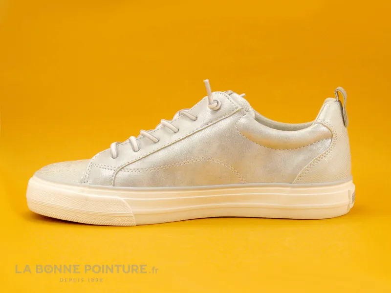 Achat chaussures Mustang Shoes Femme Basket, vente Mustang 1272-311-21 Argent - Basket basse Femme