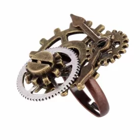 Bague Steampunk <br> Tempus Fugit