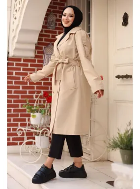 Beige - Trench Coat