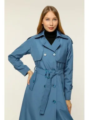 Blue - Trench Coat
