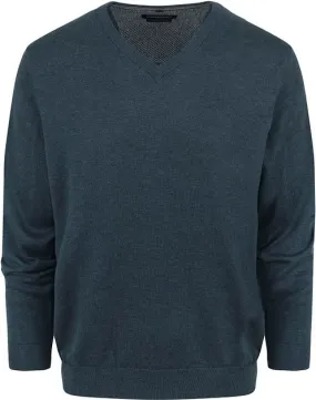 Casa Moda Pull-over Mélangé Bleu 004430-765 commander en l