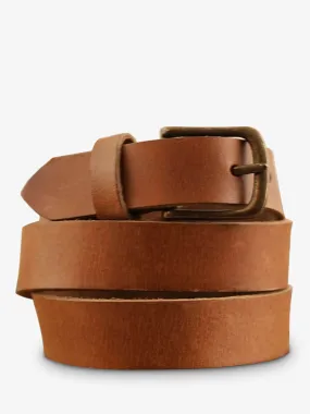 CEINTURE EN CUIR MARRON LaCeinture à Boucle - Naturel