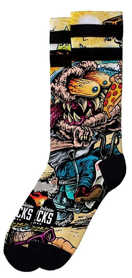 chaussettes American Socks Signature Mid High - Bike Monster