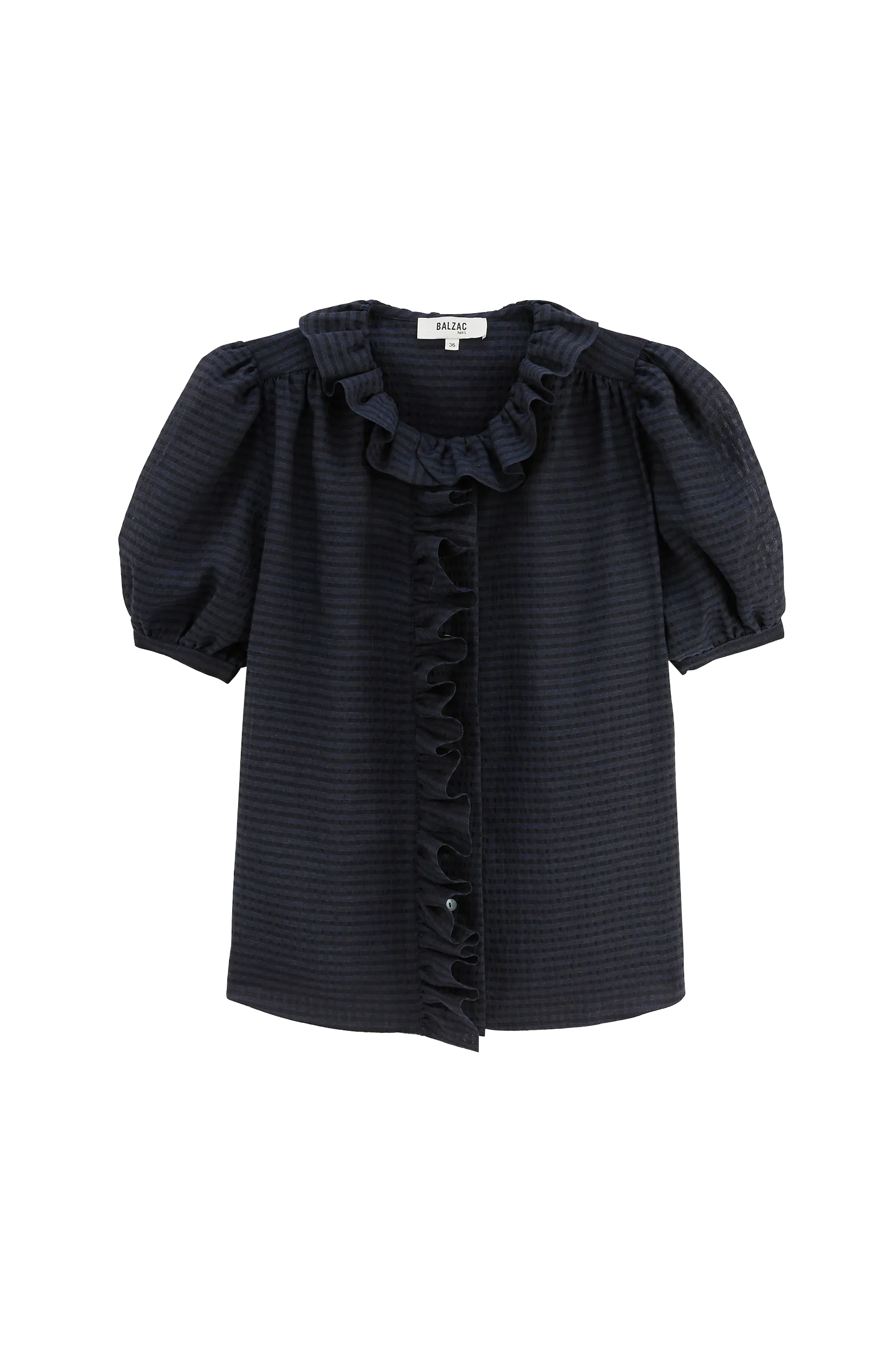 Chemise Baignade carreaux marine