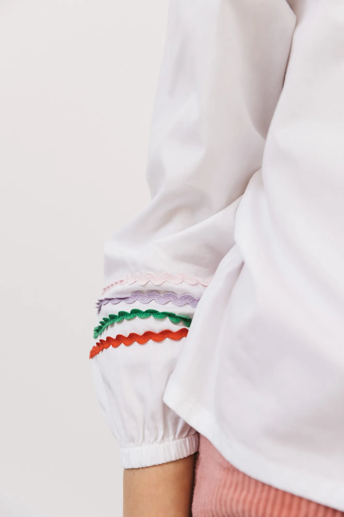 Chemise Pêche blanc