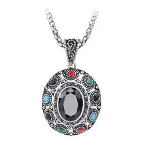 Collier Année 80 Medaillon