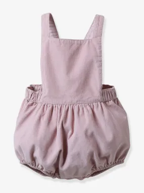 Combi salopette bébé velours CYRILLUS rose - Cyrillus