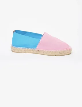 Espadrilles Aglae rose-turquoise