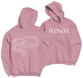 FORGIVE Logo Pink Hoodie