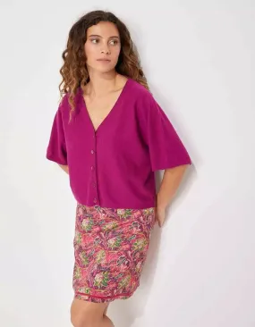 Gilet original violet La Fiancée, Melio