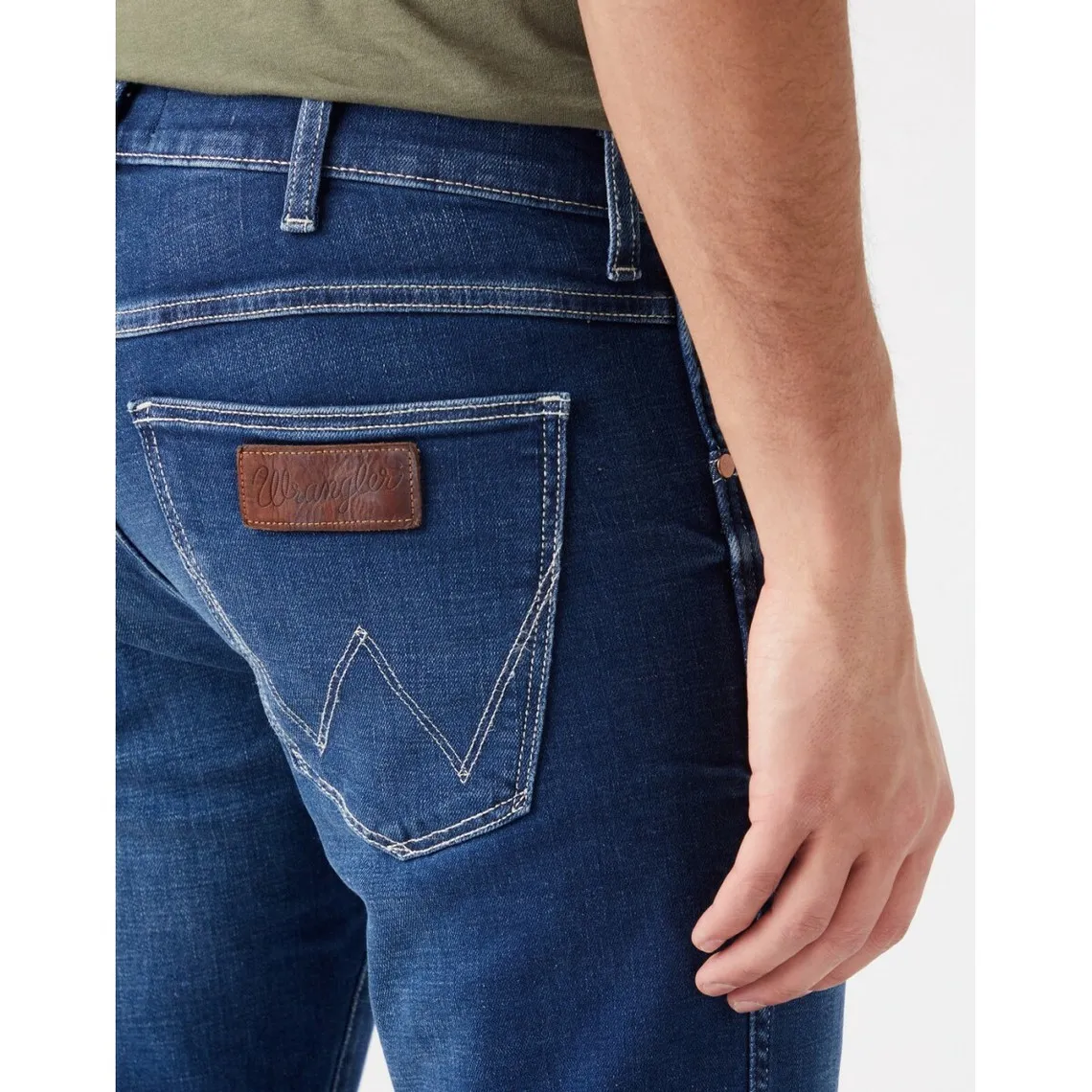 Jean Homme  en coton Wrangler - Jean Homme sur MenCorner