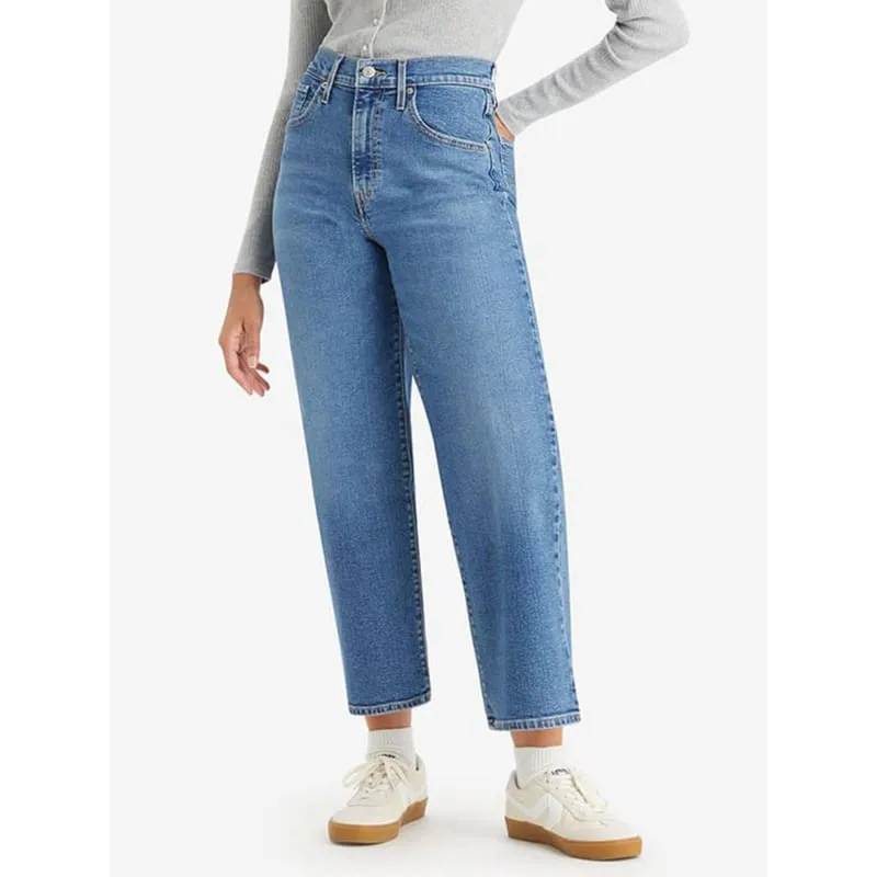 Jean skinny crop secret push in bleu femme - Salsa | wimod