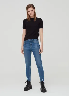 Jeans Femme | Ripped, skinny fit jeans Lavage moyen | OVS
