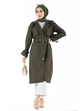 Khaki - Trench Coat