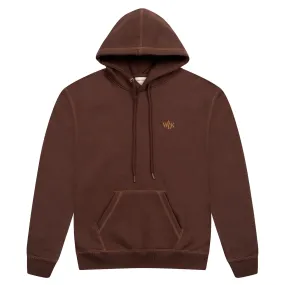 Le hoodie surjet marron