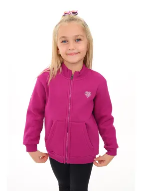 Maroon - Girls` Cardigan/Vest