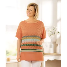 Pull ajouré Corail