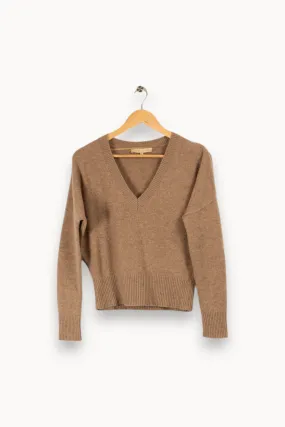 Pull marron - Taille S/36