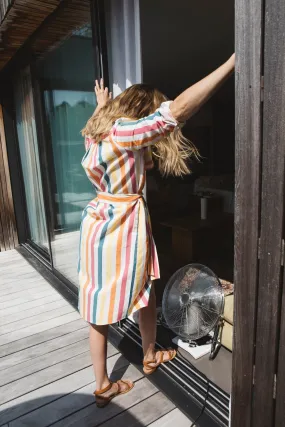 Robe chemise Nelia à rayures
