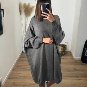 ROBE PULL TAUPE/GRISE SOLENA