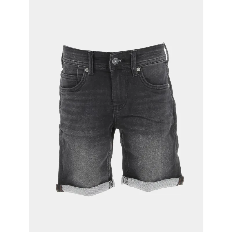 Short en jean jackson bleu clair garçon - Petrol Industries | wimod