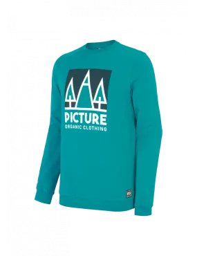 Sweat PICTURE Bellow Crew - Lagoon Green