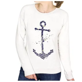 Sweat-Shirt Ancre Envolée - Ecru