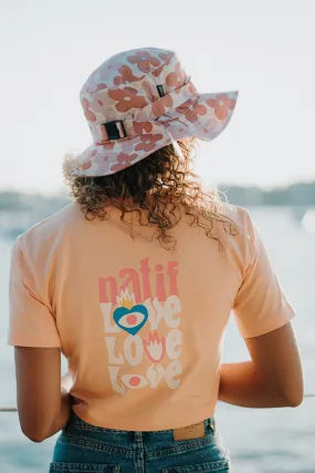 T-shirt Crop Femme Hot Heart