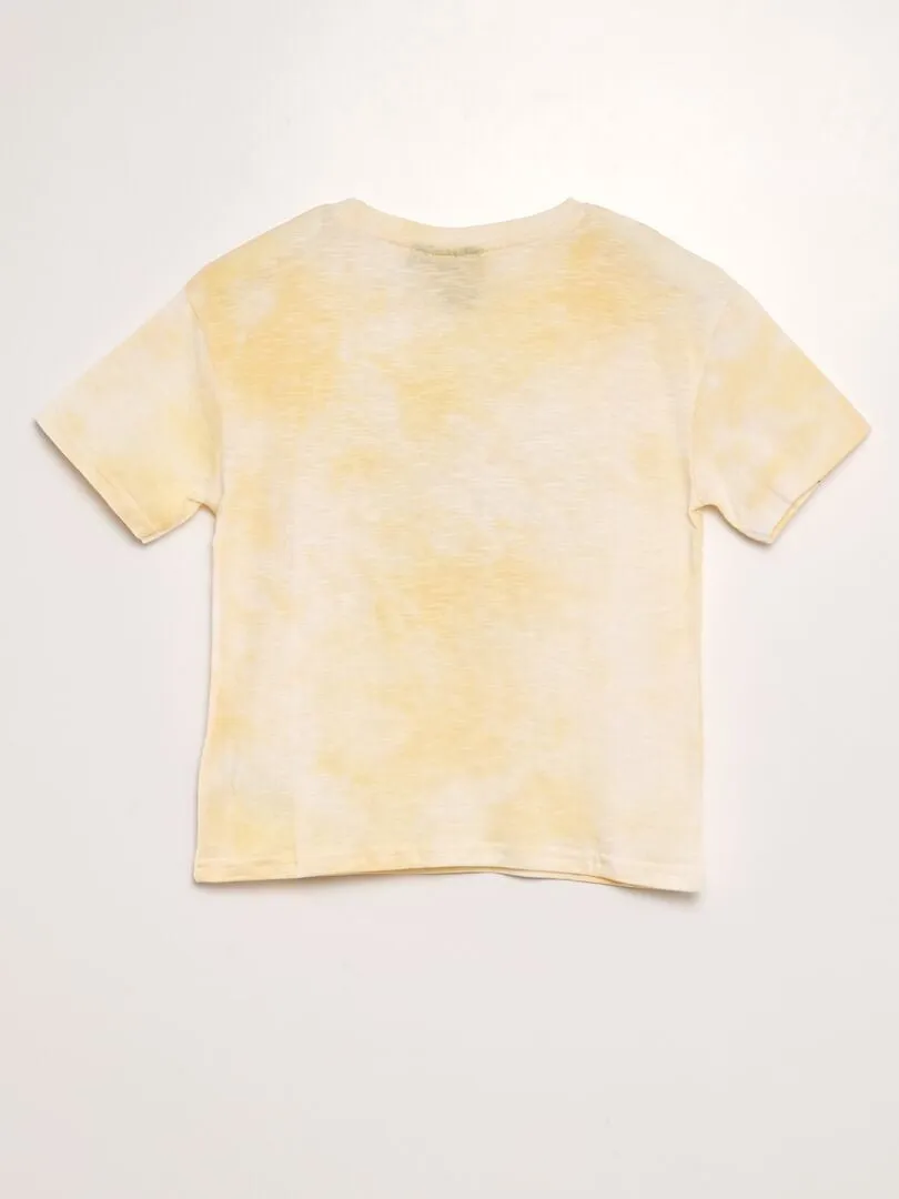 T-shirt  'Bob l'éponge' manches courtes - Jaune