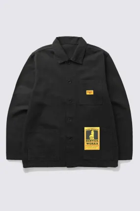 Veste de travail en canvas - noir